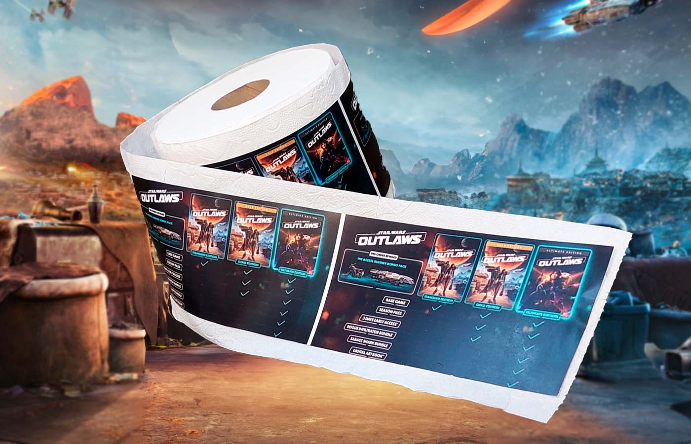 I Printed a Toilet Paper Roll with Ubisoft’s Pricing Model for Star Wars Outlaws
