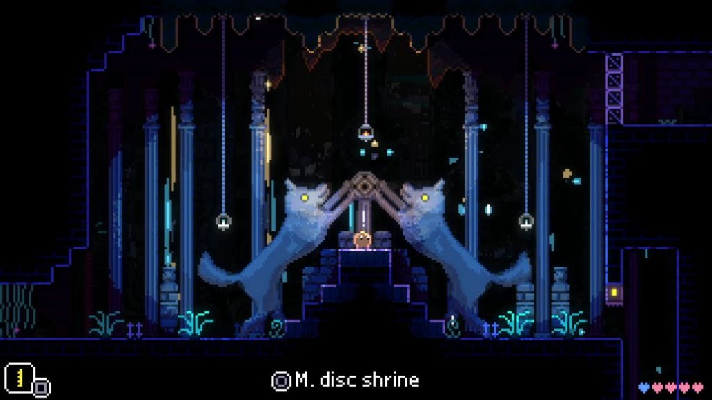 remove the disc from the shrine