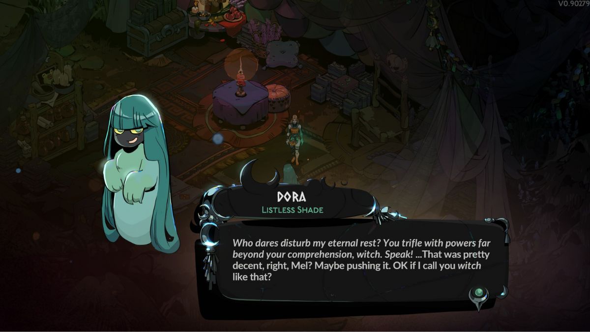 Dora from the game Hades 2