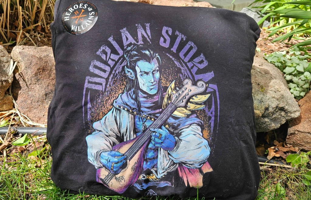 Dorian Storm Critical Role t-shirt Heroes and Villains