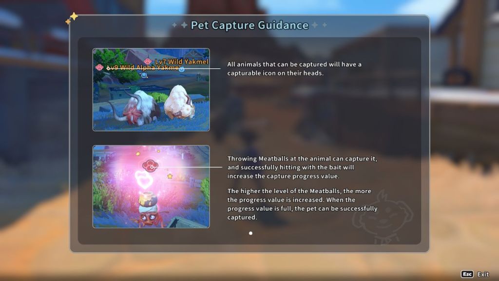 Capture guidance tutorial Sandrock