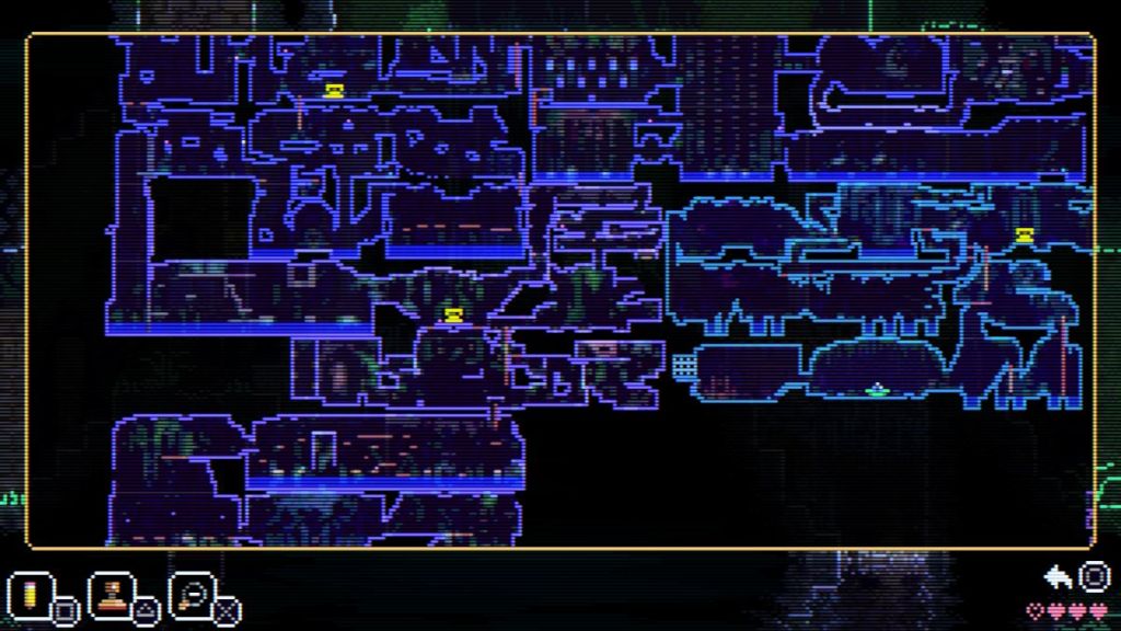 Fish Altar map in Animal Well