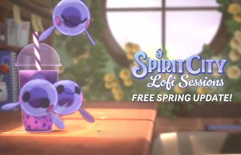Screenshot from teaser trailer for the new Spirit City Lofi Sessions Free Update