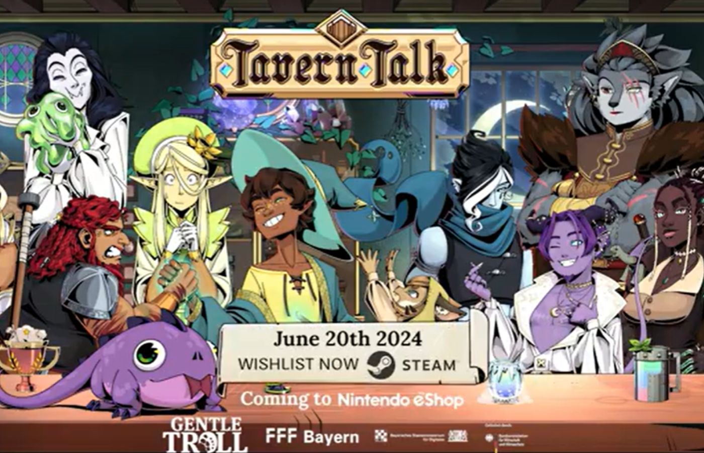 Cozy D&D Inspired Game Tavern Talk Announces Release Date