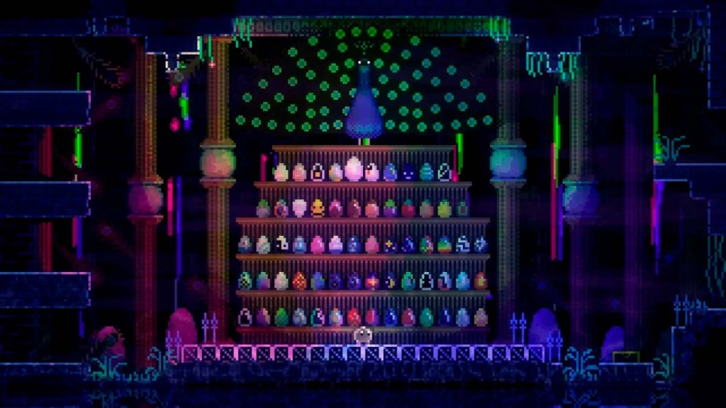 Egg Room complete with all Eggs in Animal Well
