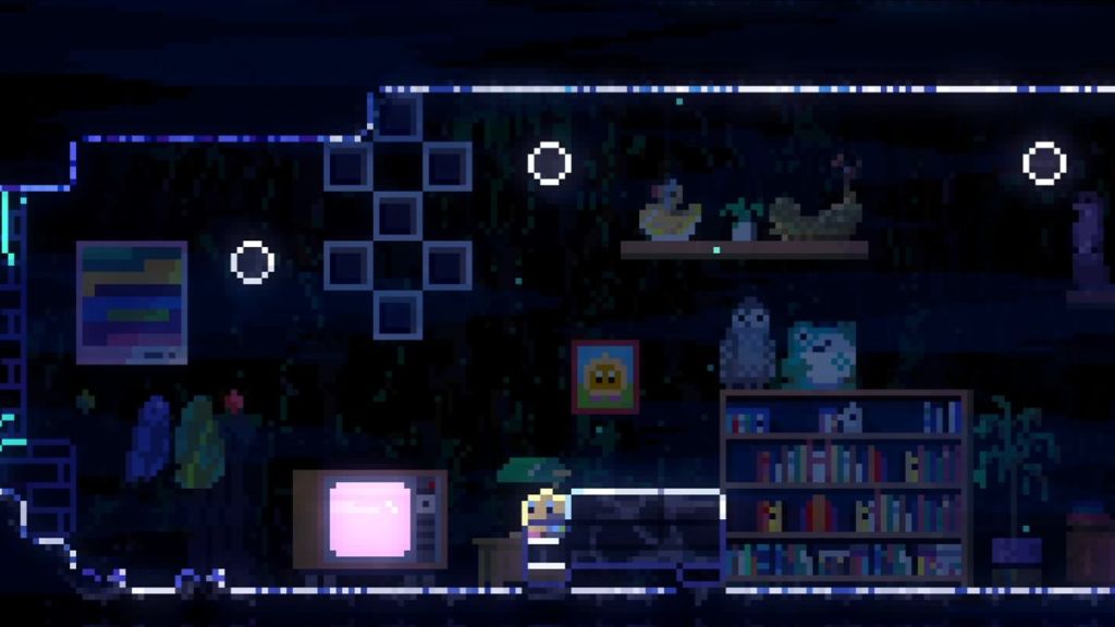 Unicode message Animal Well TV room for the true ending