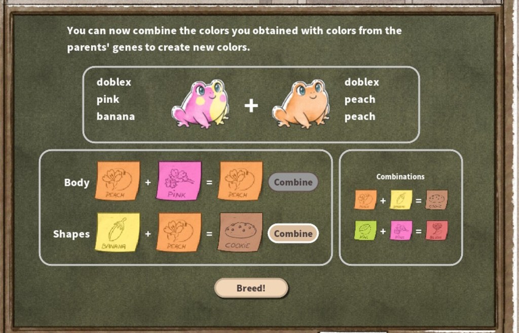 Color traits Kamaeru
