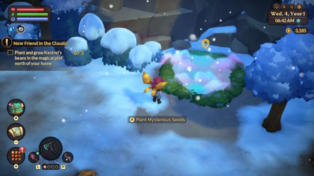 First day magic bean to reach Skyvale