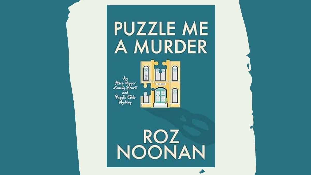 Book cover for Puzzle Me a Murder by Roz Noonan