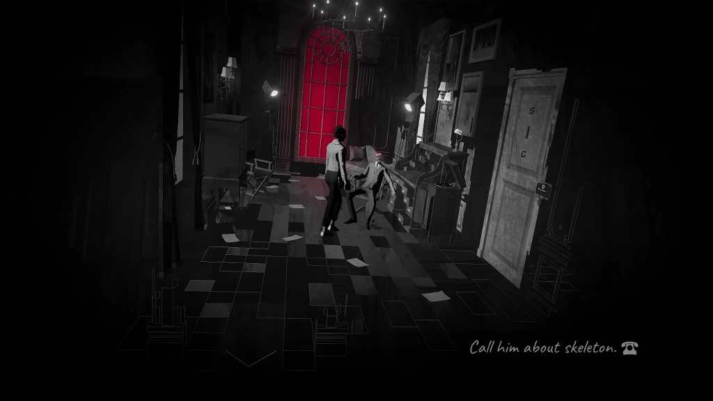 Lorelei finding a skeleton