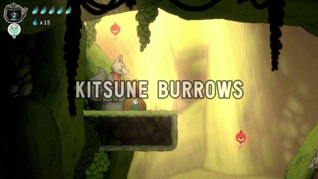 Kitsune Burrows Bo Path of the Teal Lotus