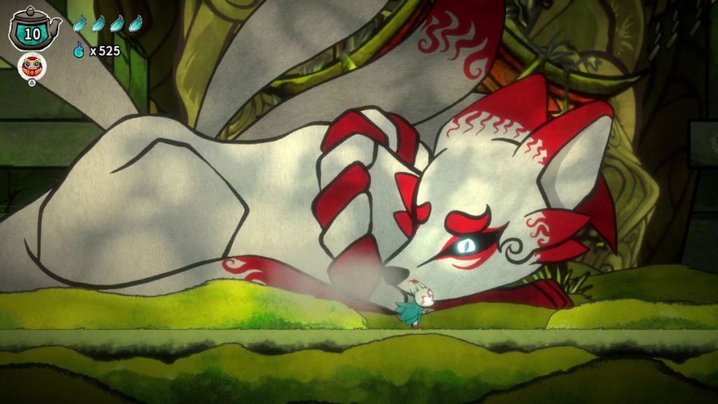 Kitsune in Bo Path of the Teal Lotus