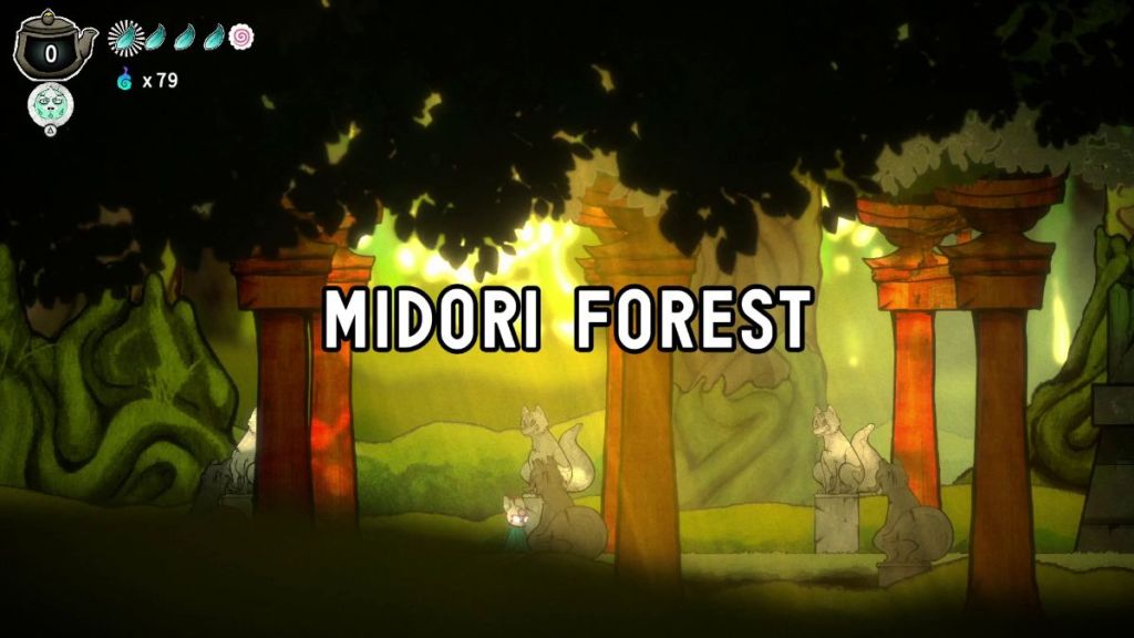Midori Forest area in Bo Path of the Teal Lotus
