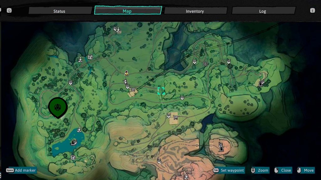 Minecart Workshop map in Dungeons of Hinterberg