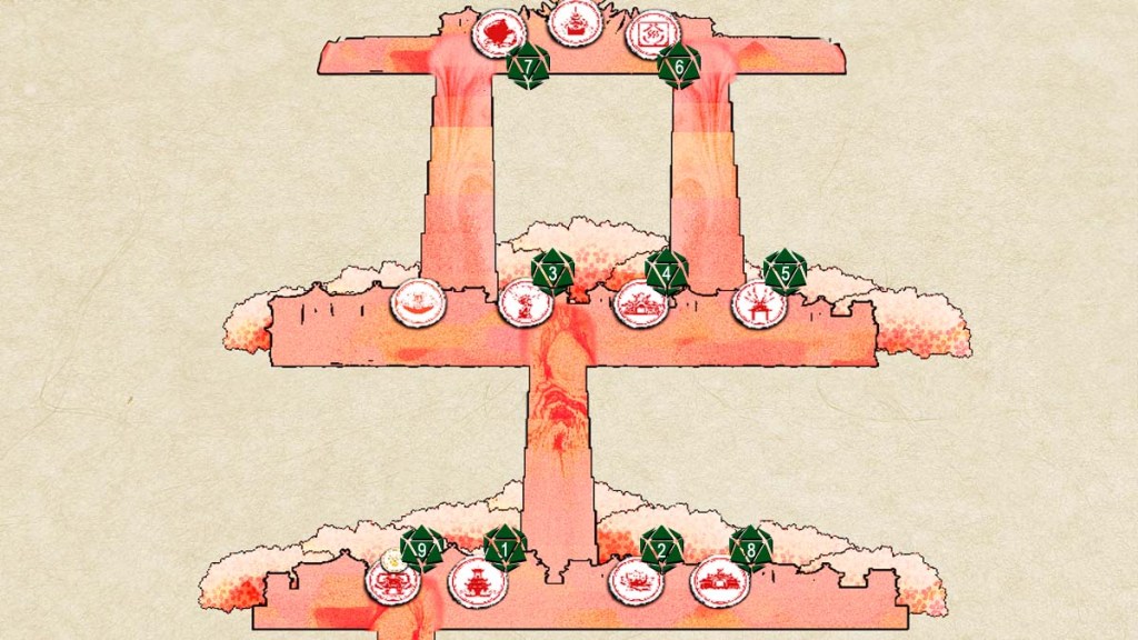 Sakura City Map outline
