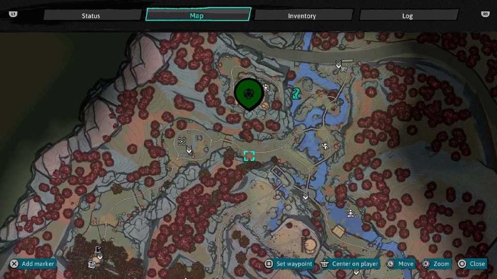 Where is Bizarre Towers on the map
