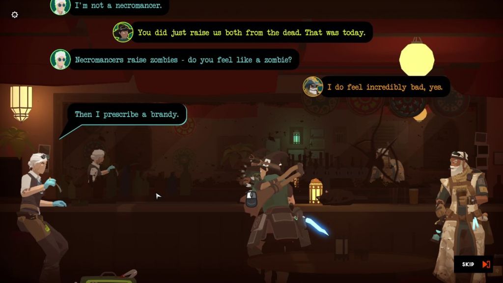 Start of the Necromedic in Tactical Breach Wizards