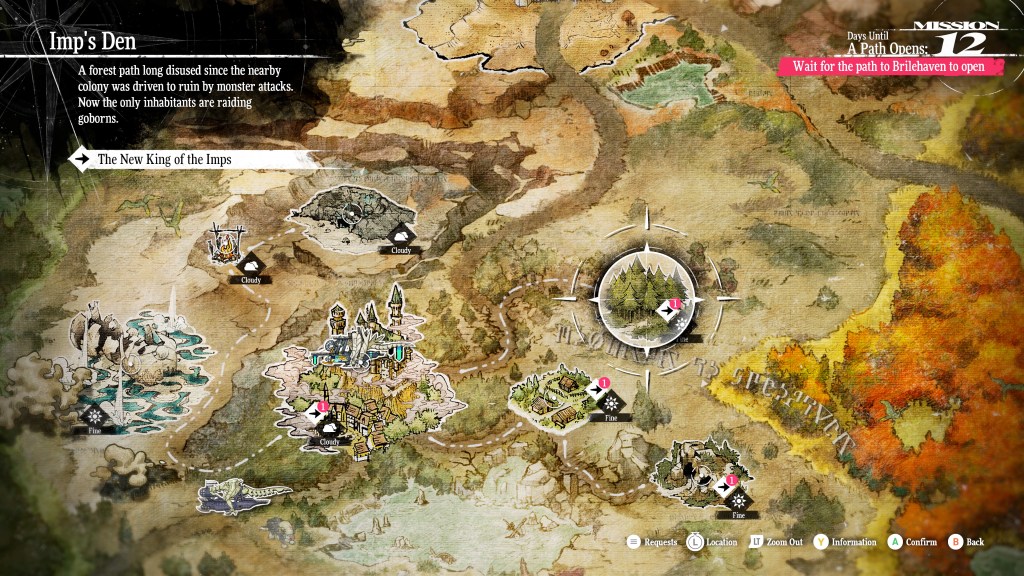 A look at Metaphor ReFantazio's map 