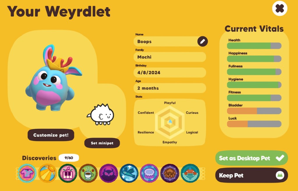 Weyrdlets review creature maker