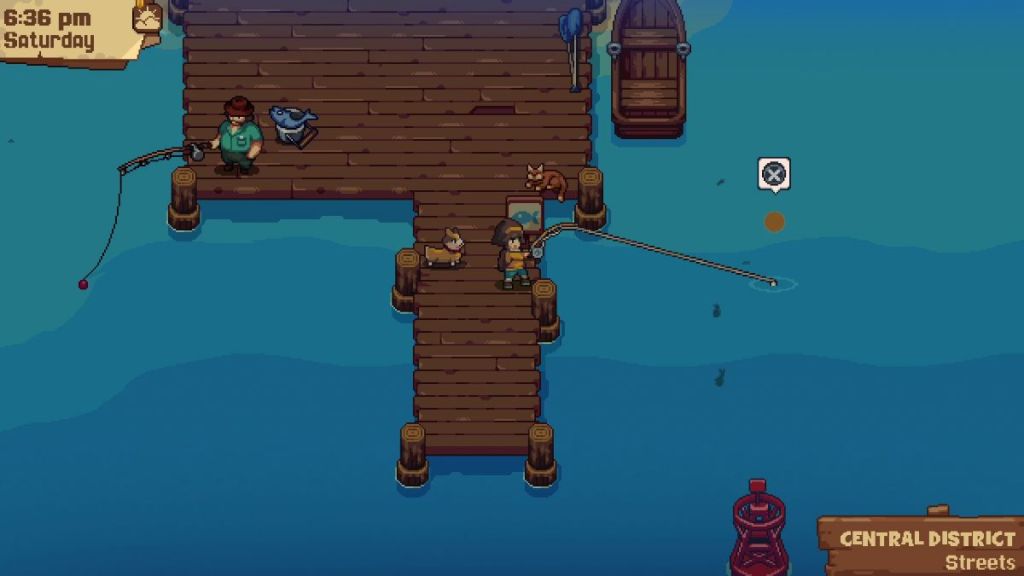 how to fish in Bloomtown