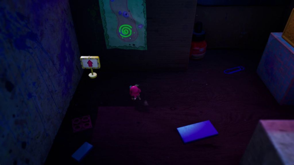 3D block puzzle in The Plucky Squire Chapter 2, Step 1