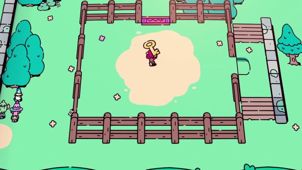 The Plucky Squire Blue gate puzzle in Chapter 2 Step 1