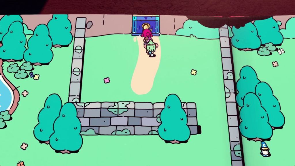 The Plucky Squire Blue gate puzzle in Chapter 2 Step 1