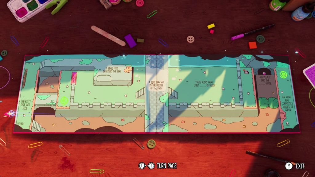 sonnet swamp broken bridge The Plucky Squire step 2