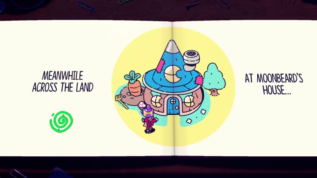 Glitchbird in Chapter 6 The Plucky Squire Step 1