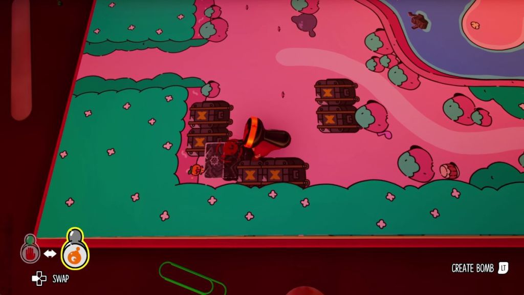 GLitchbird location in chapter 7 The Plucky Squire Step 2