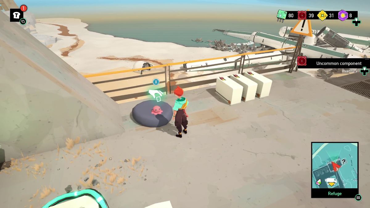 Found on your way to the top of the Refuge's tower
