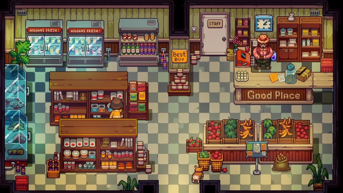 Working at the Grocery Bloomtown