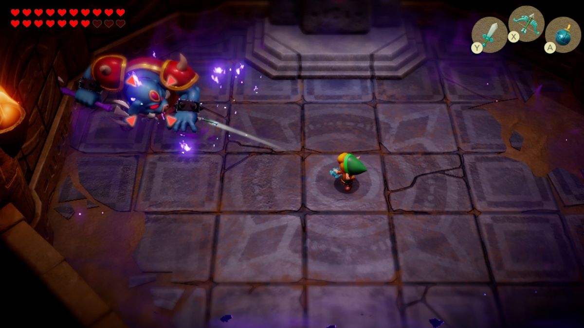 lunge attack big blue evil pig the legend of zelda echoes of wisdom