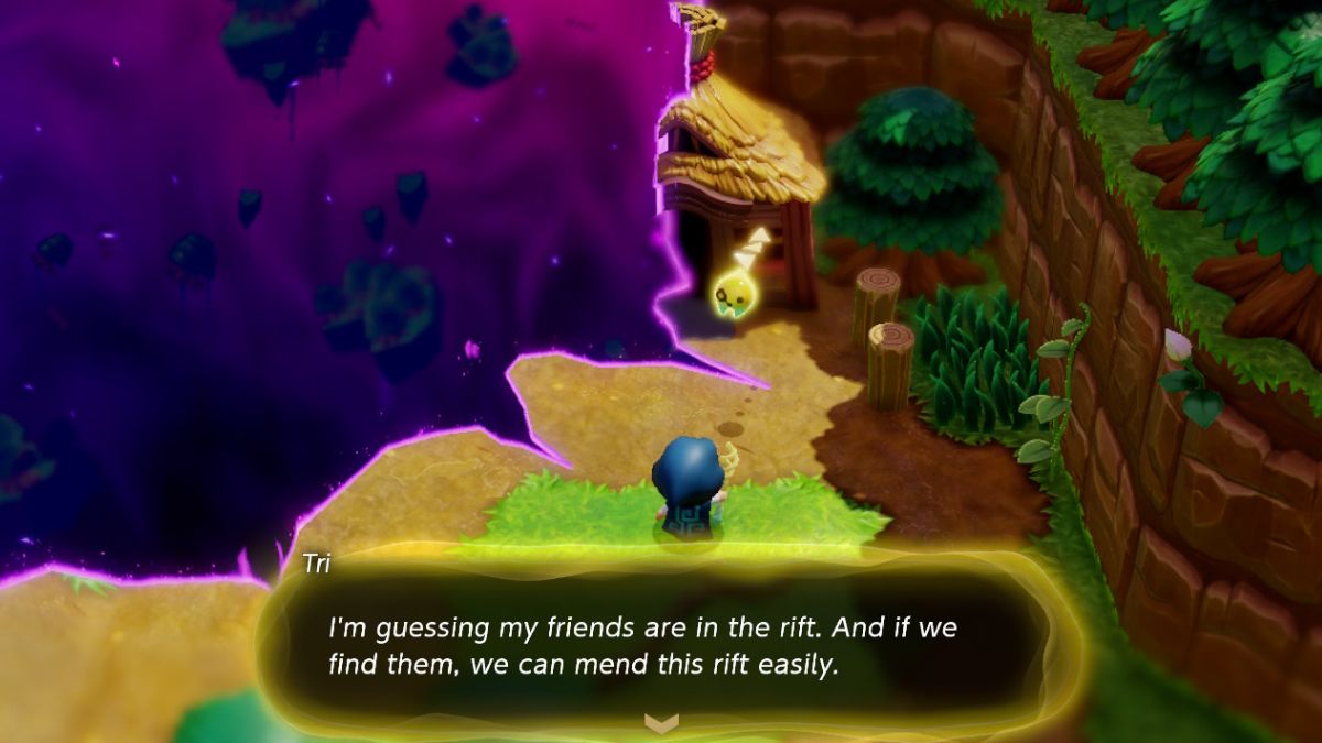 tri speaking about impas brothers house in the legend of zelda echoes of wisdom