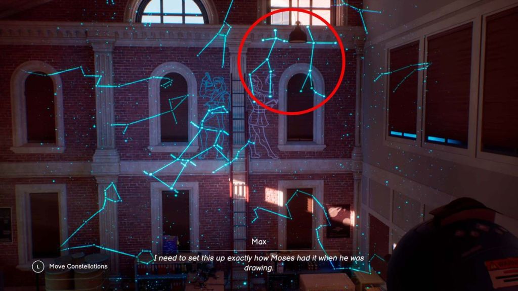 Max solving the constellation puzzle in LiS