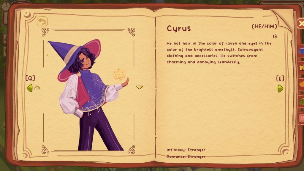 Cyrus Character Profile