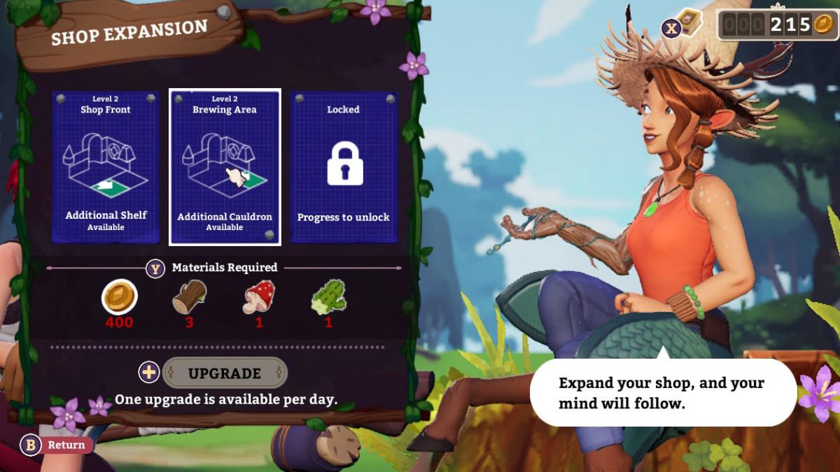 Expanding Your Shop in Potionomics