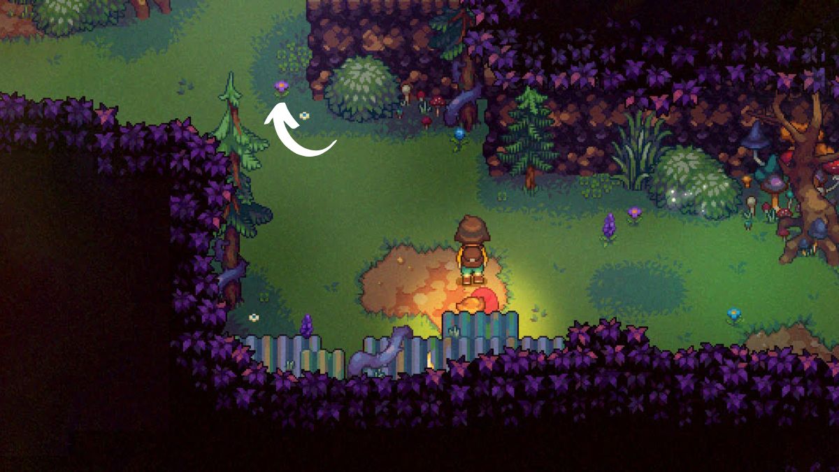 How to get past brambles in bloomtown forest underside