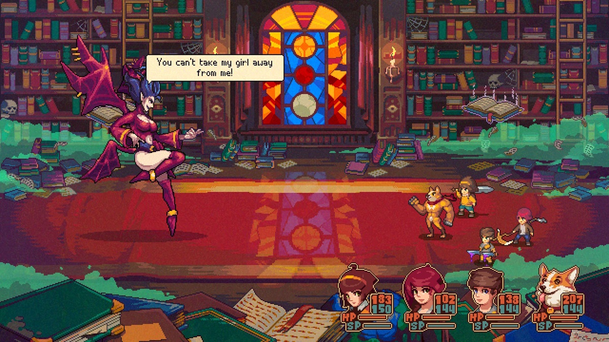 Librarian Boss Fight Bloomtown Stage One