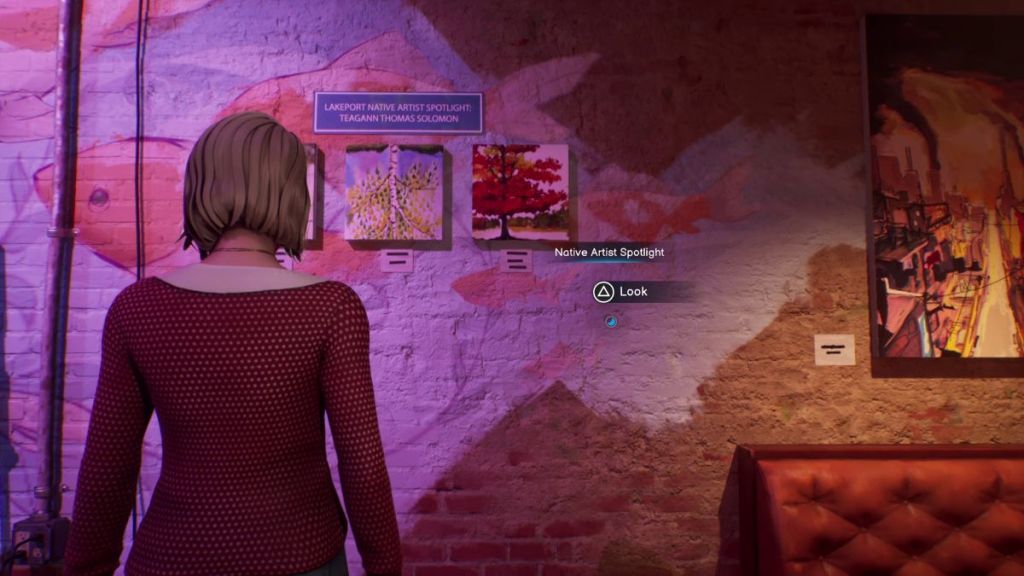 Painting in the club Life is Strange Double Exposure