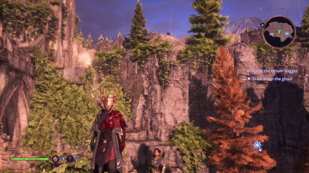 clearing the path Singing Blade
