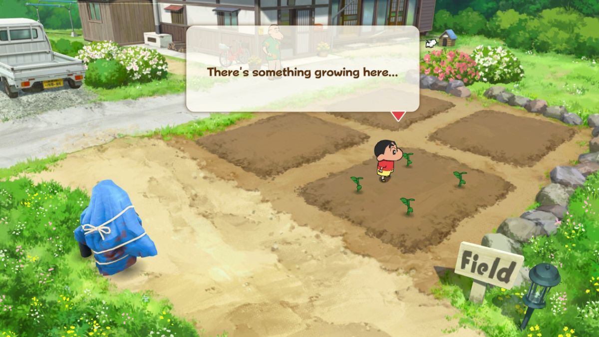 field in shin chan shiro and the coal town