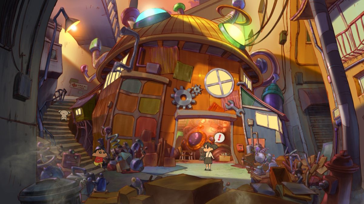 inventors house in shin chan shiro and the coal town