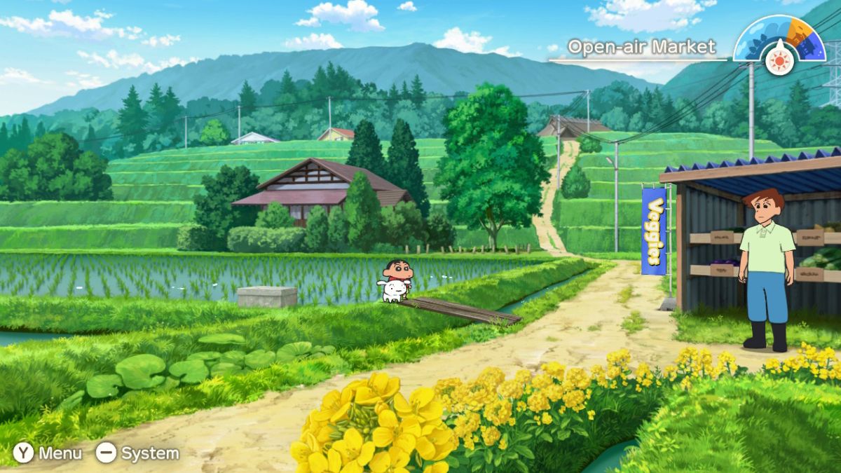 open air market shin chan shiro and the coal town