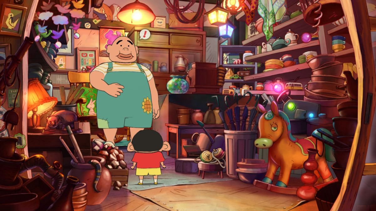 shop dude in shin chan shiro and the coal town