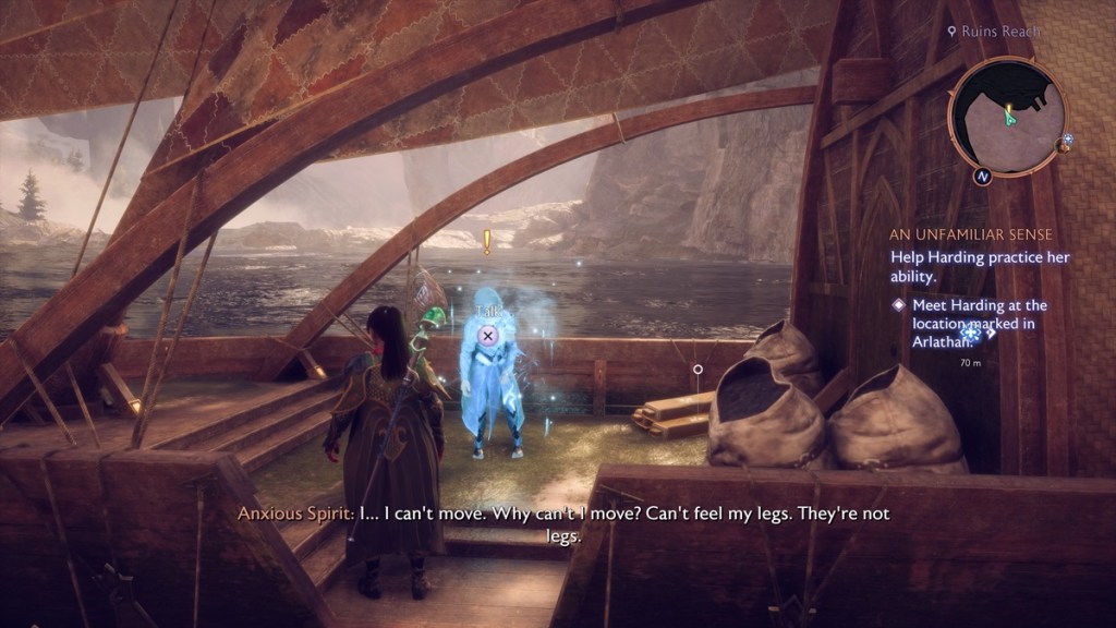 Talk to Anxious Spirit in Arlathan Forest
