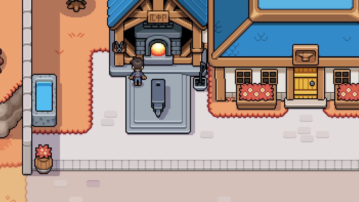 The Blacksmithing Anvil in Fields of Mistria
