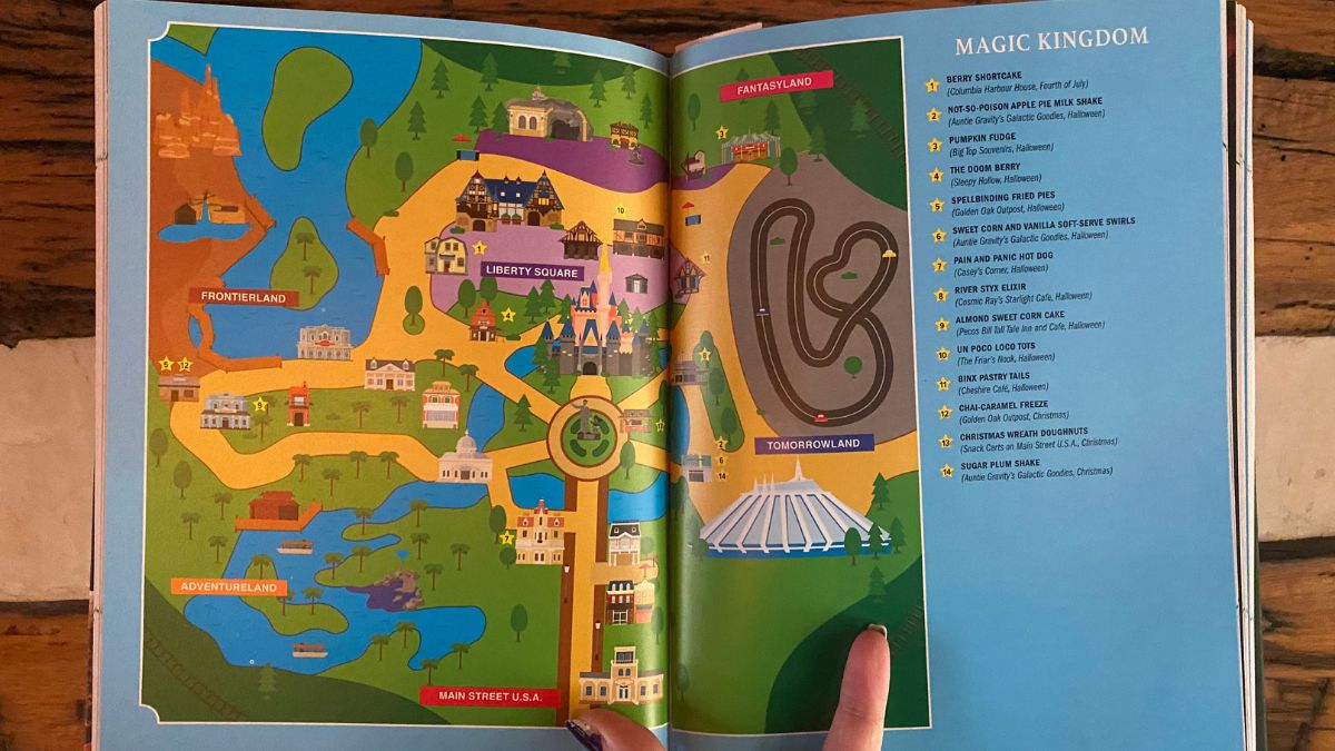 Disney Parks Holiday Cookbook Inside Pages