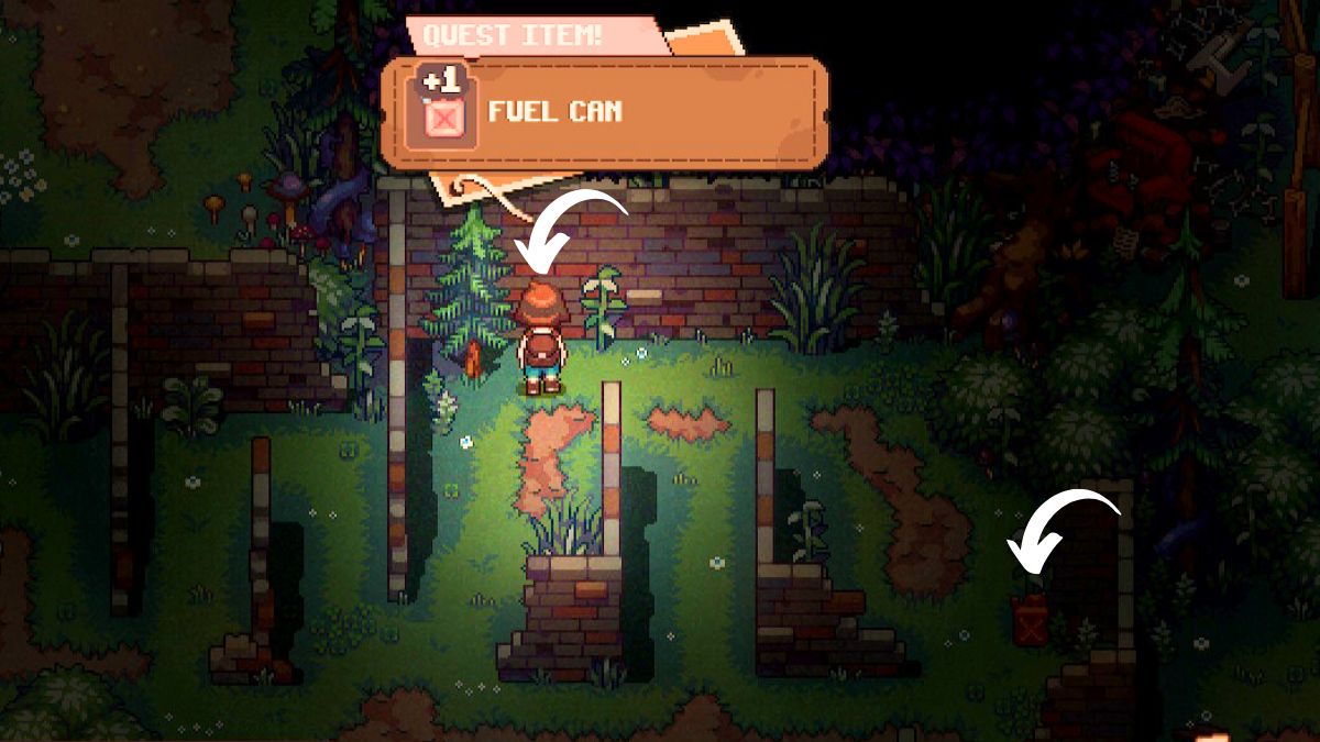 Fourth and Fifth Fuel Cans in Top of Maze Bloomtown Ranger Chase
