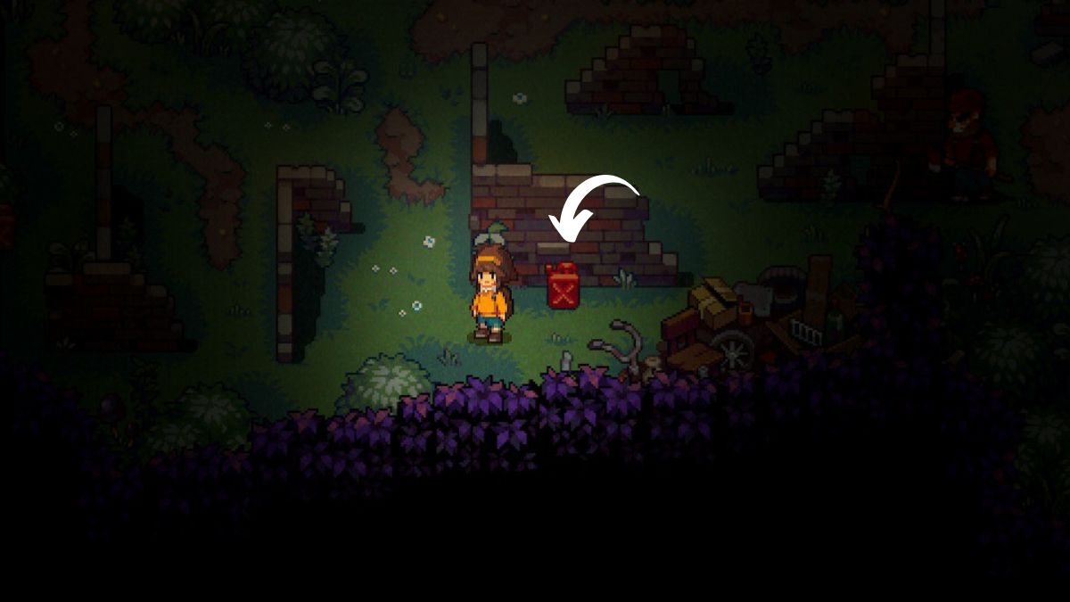 Third Fuel Can Bottom of Maze